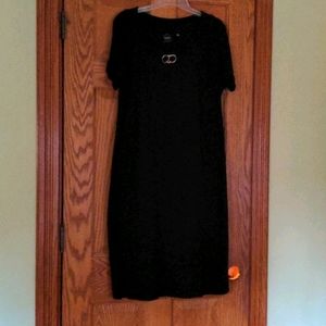 Rafaella black cotton dress, size XL